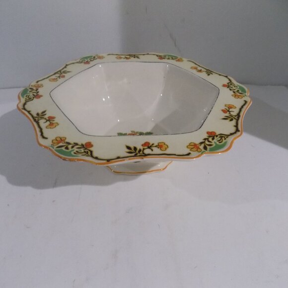 John Maddock & Sons Hexagonal Serving Bowl Minerva Richmond England - Picture 10 of 10